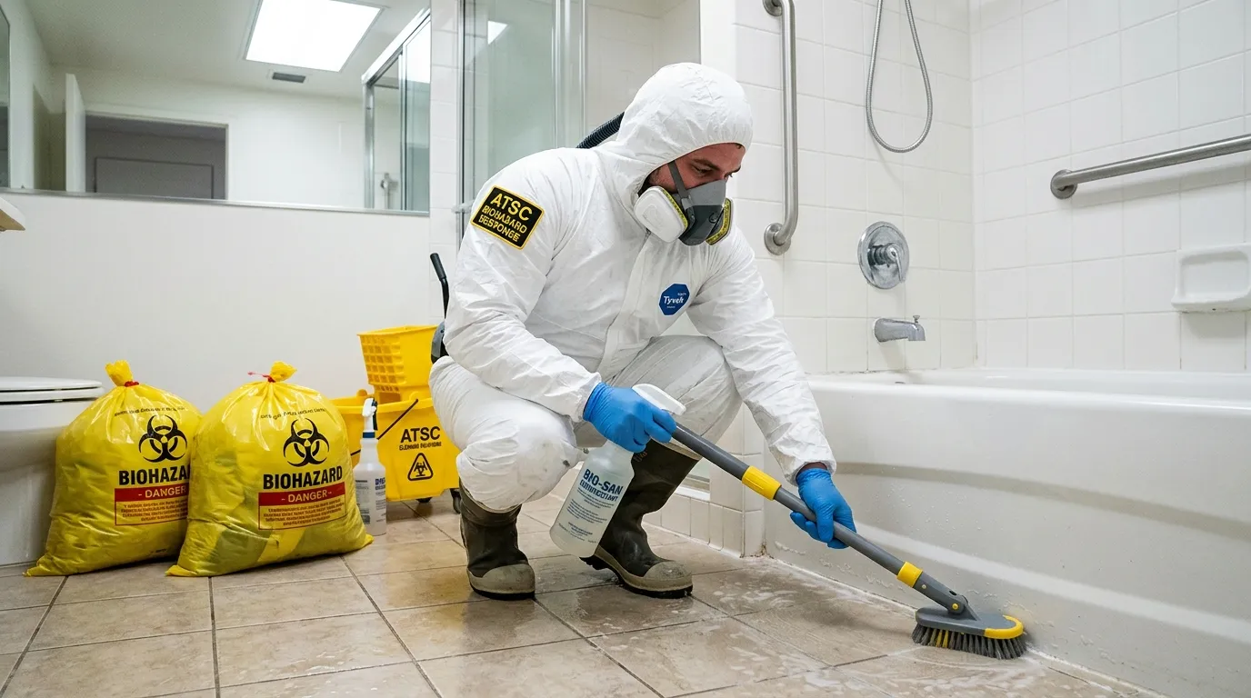 Decontamination equipment deployed for Blood Cleanup in Bellmore